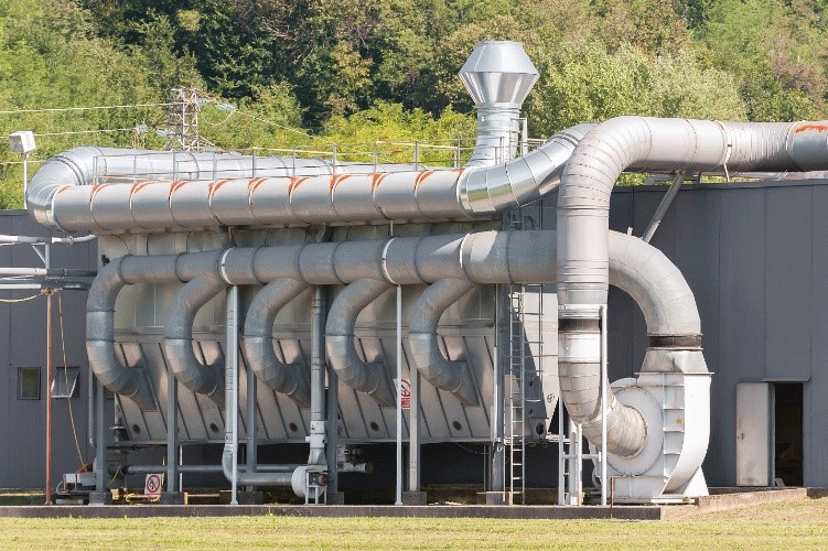 Figure 1: A view of the blower machinery.