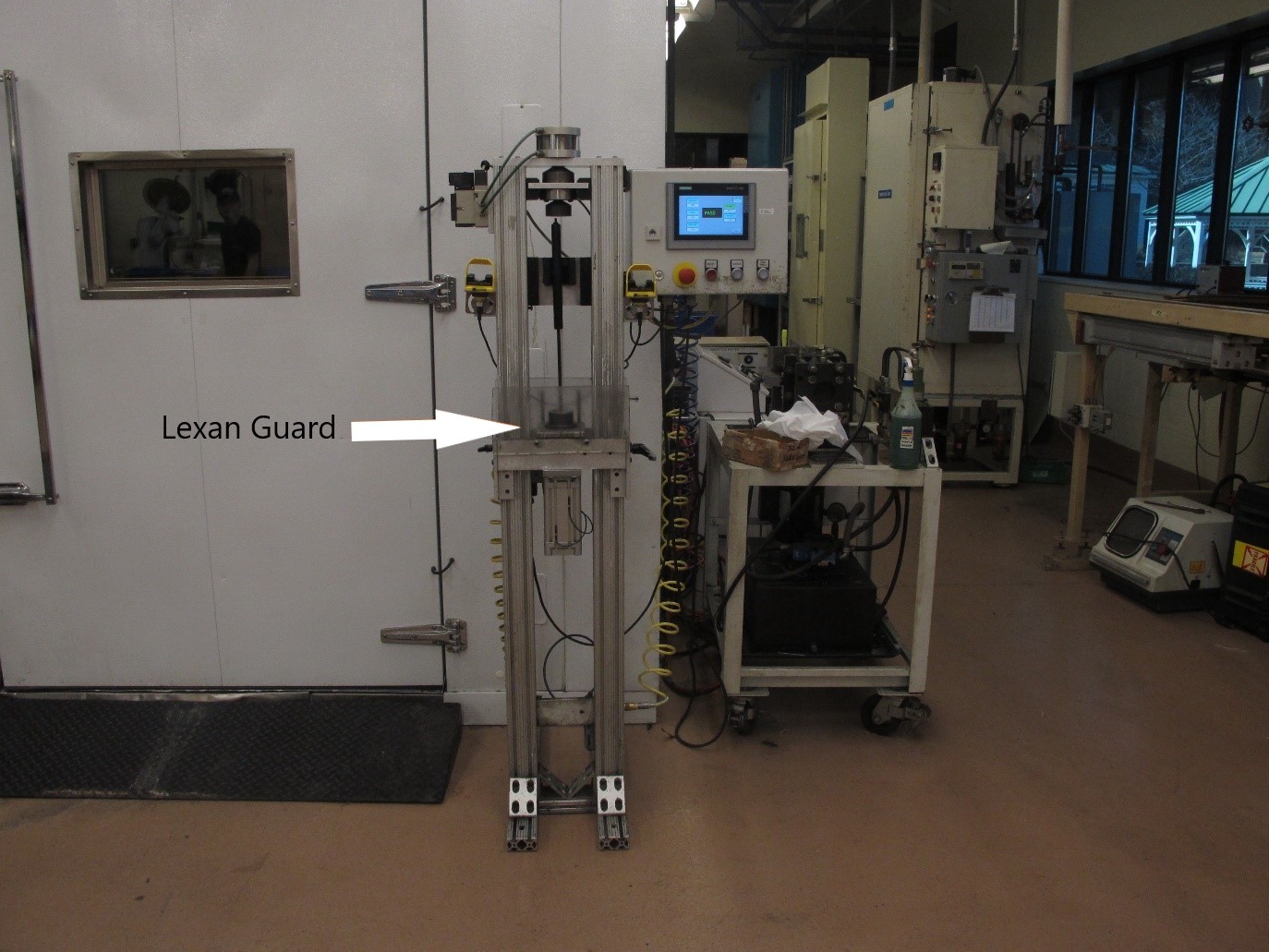 Unguarded Shear Point on Force Tester Amputates Worker's Finger