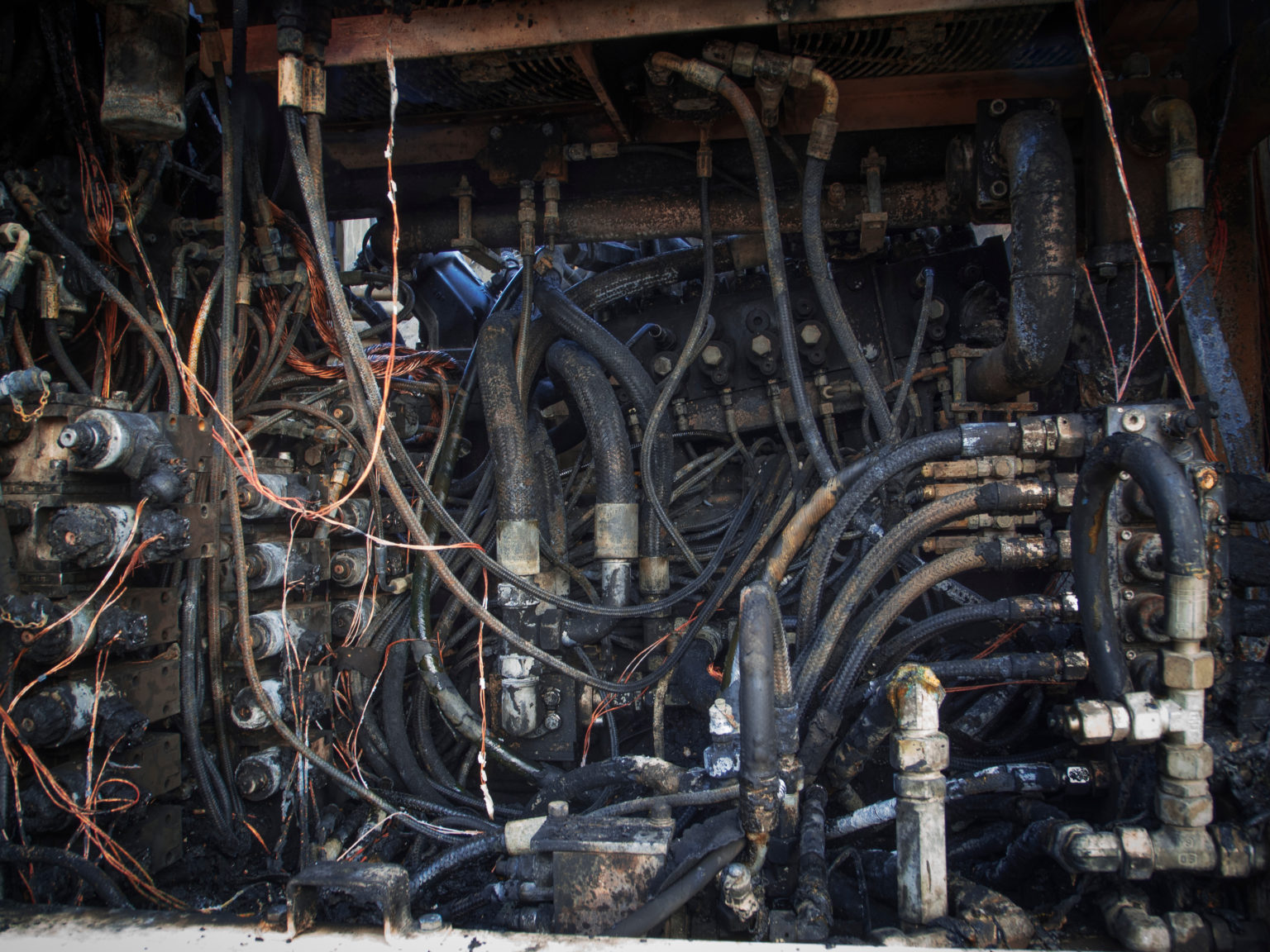 Heavy Machinery Fires Caused by Hydraulic Hose Failures Warren Forensics